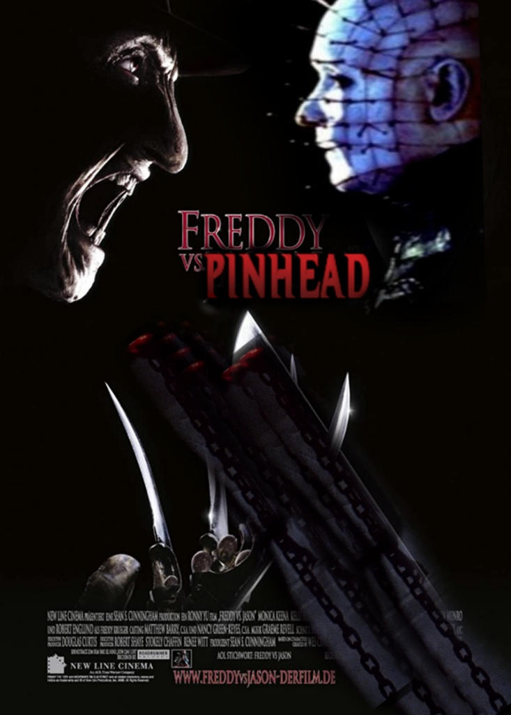 Freddy vs Pinhead by 91w on DeviantArt