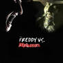 Freddy vs Creeper poster version 2