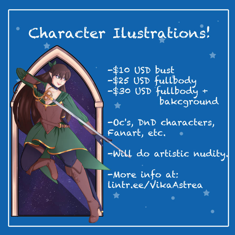Pinterest Commissions Character Character Illustrations commissions open by VikaAstrea on DeviantArt