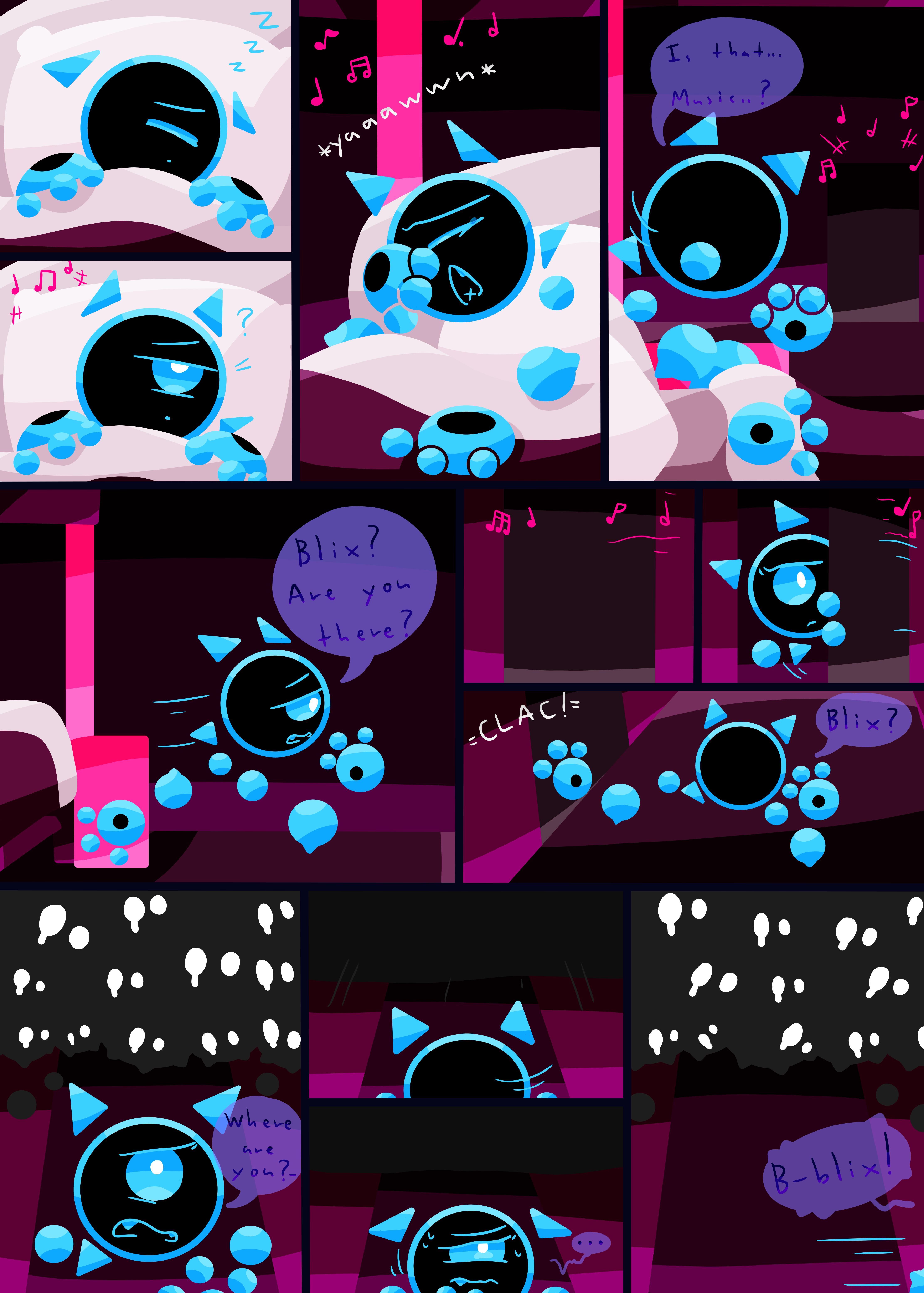 Just Shapes & Beats Comic Dub! [Pink n Blue, PART 2!!! by: AneesaCampos] 