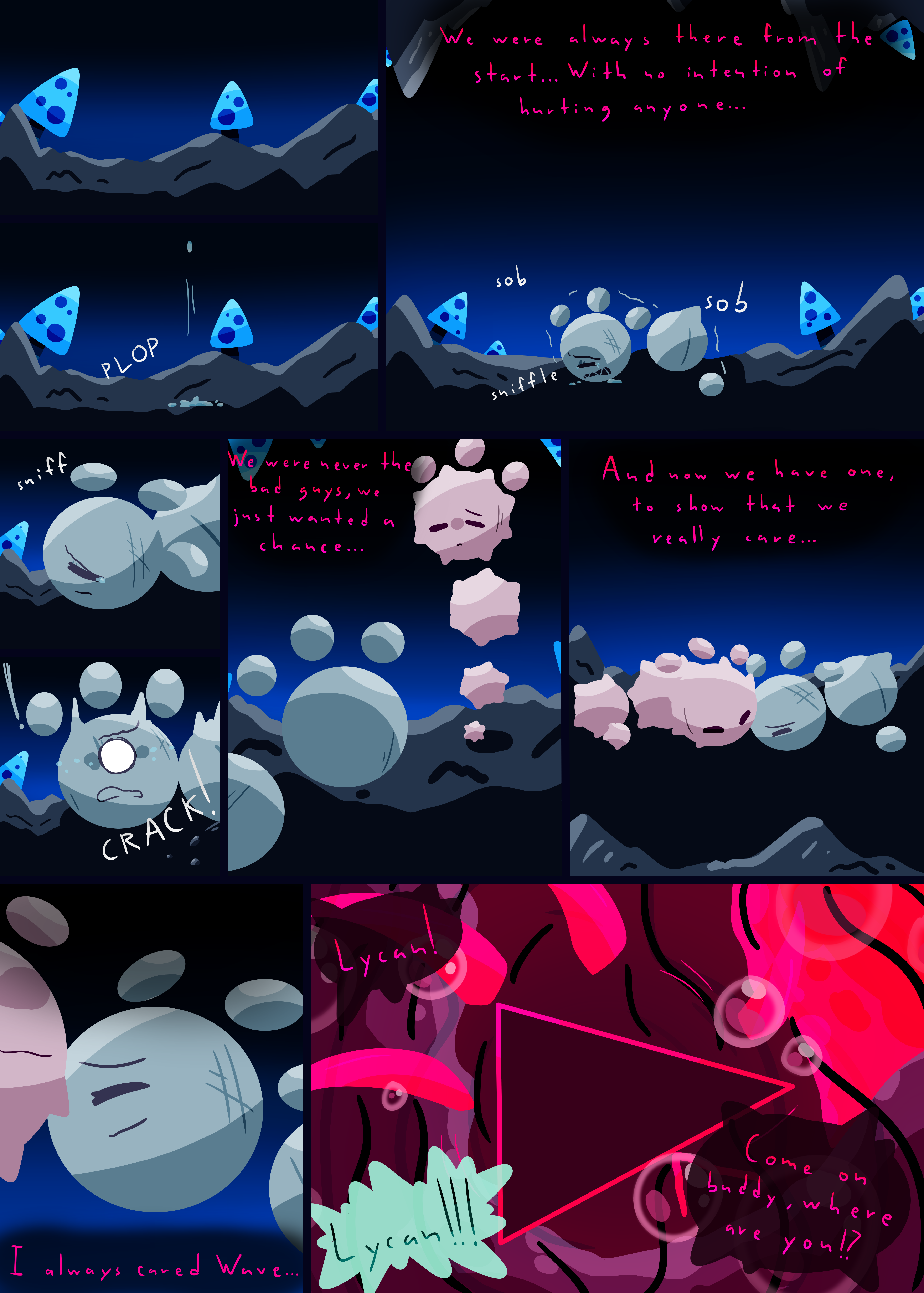 Just Shapes & Beats Comic Dub! [Pink n Blue, PART 2!!! by: AneesaCampos] 