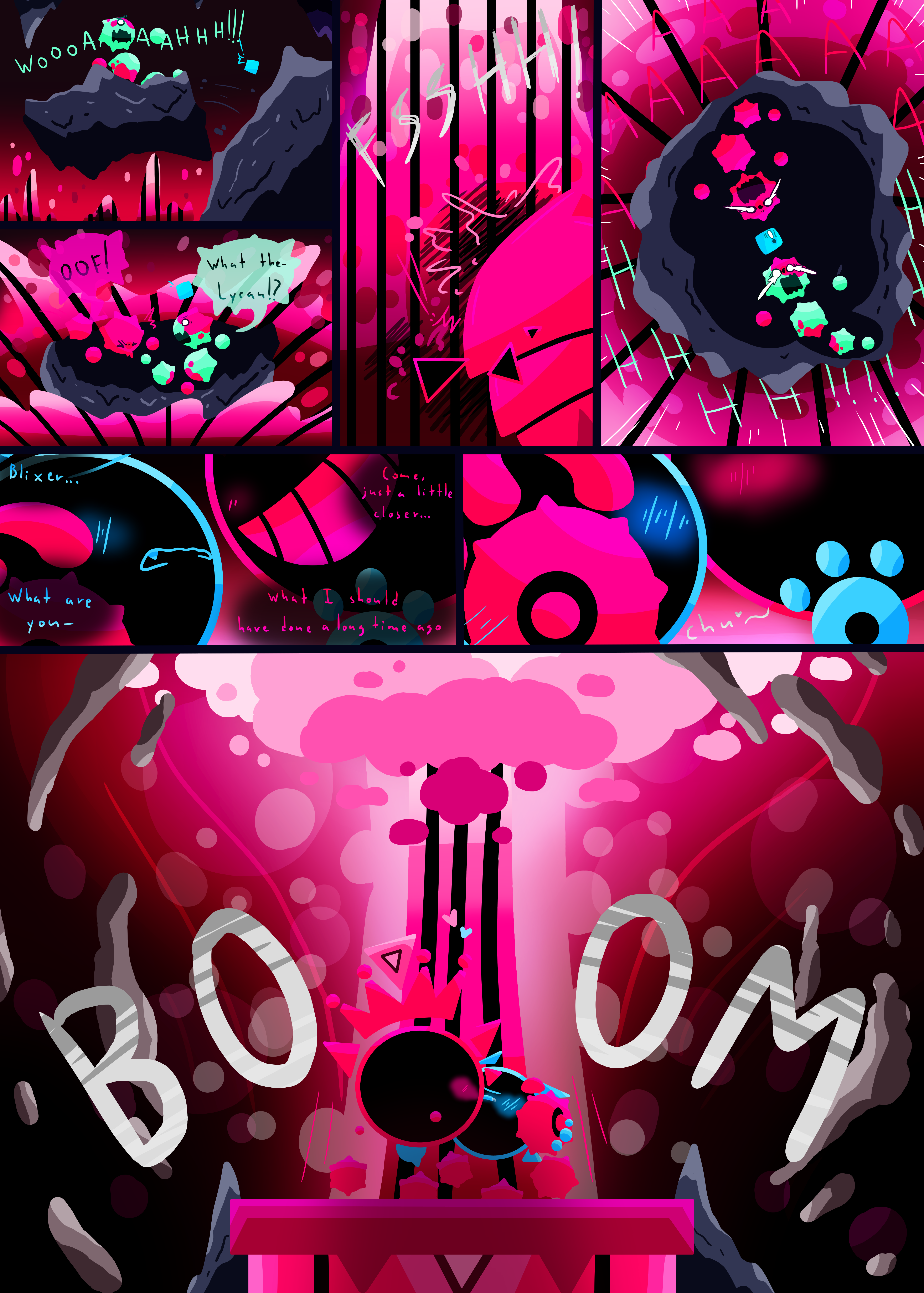 Just Shapes & Beats Comic Dub! [Pink n Blue, PART 2!!! by: AneesaCampos] 