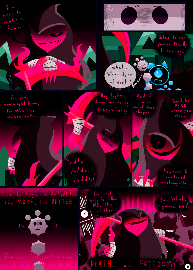 Just Shapes & Beats Comic Dub! [Pink n Blue, PART 2!!! by: AneesaCampos] 