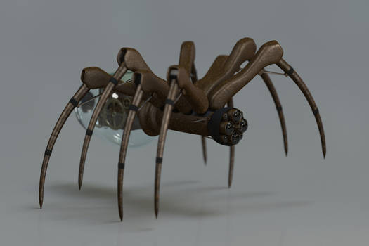 Clockwork Mechanical Spider