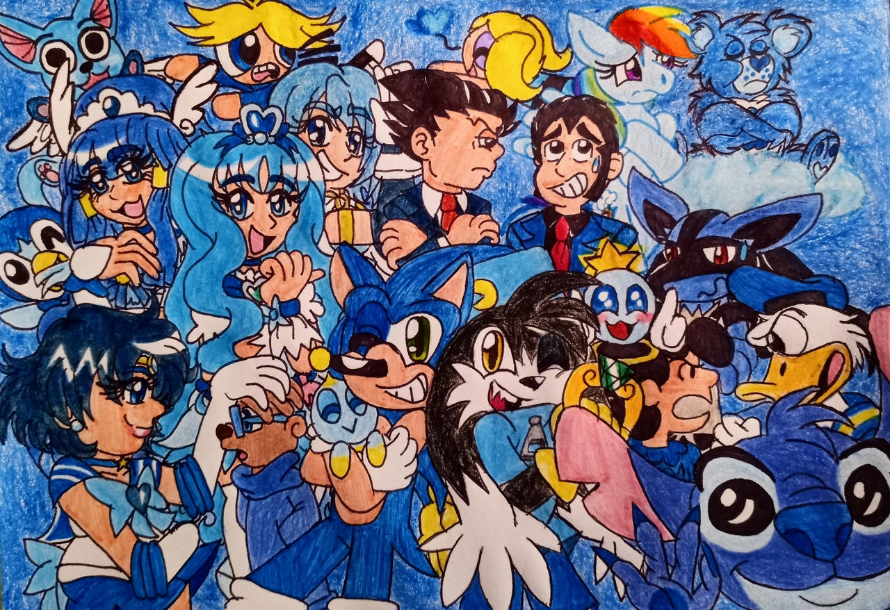 ~Blue Characters~ by Gtrombetta on DeviantArt