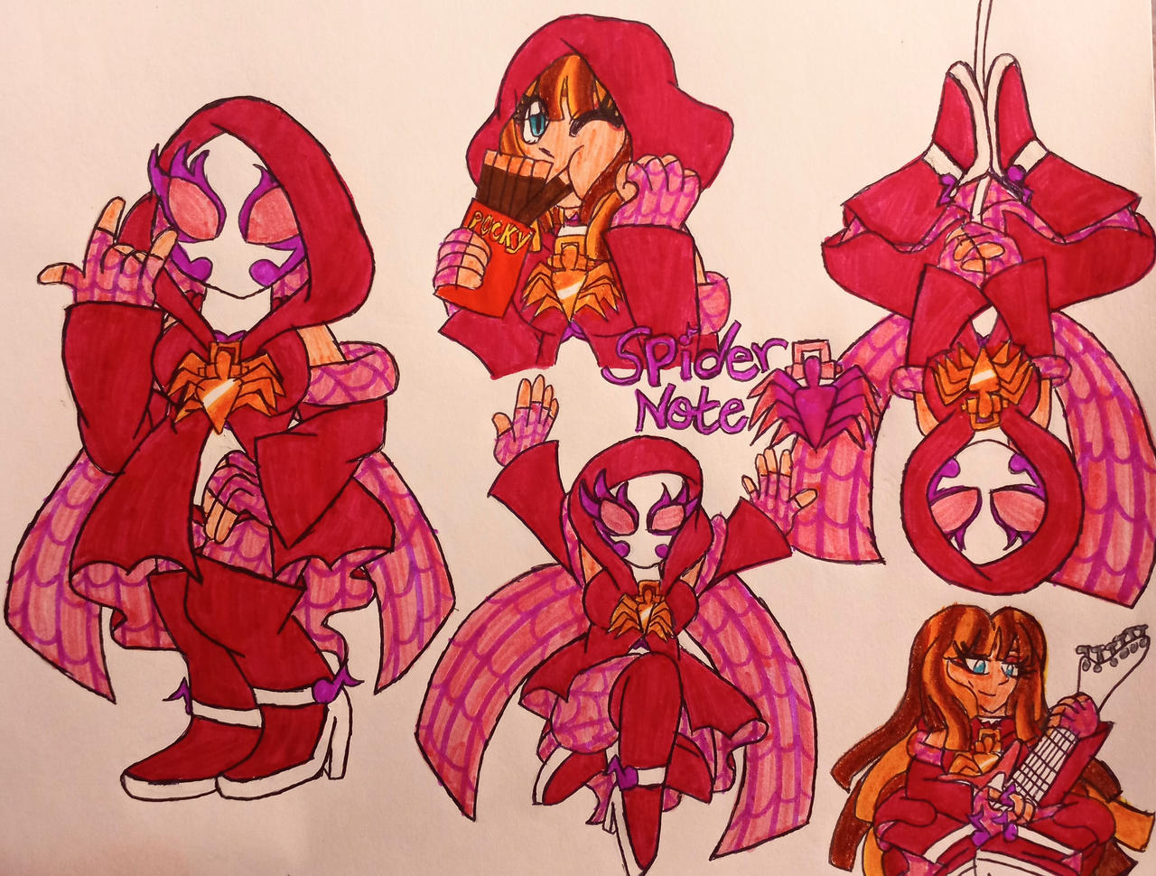 Spider Note Example Spider-Note (Spidersona) by Gtrombetta on DeviantArt