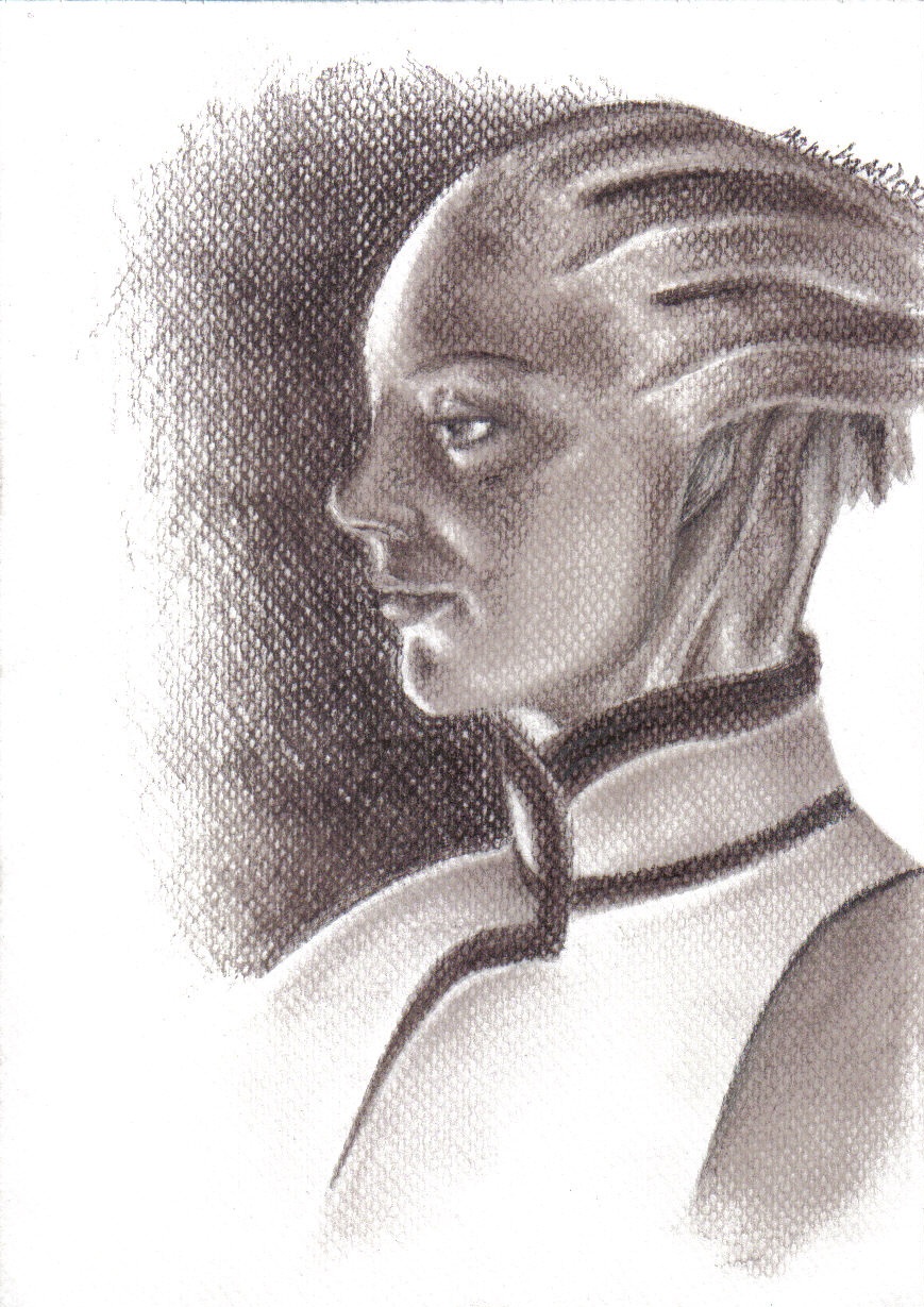 Mass Effect Profile Portrait Series - Liara