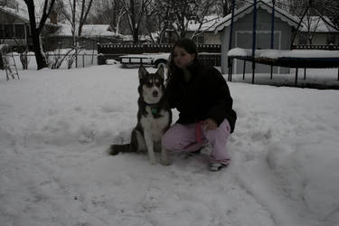 Me and my husky :D