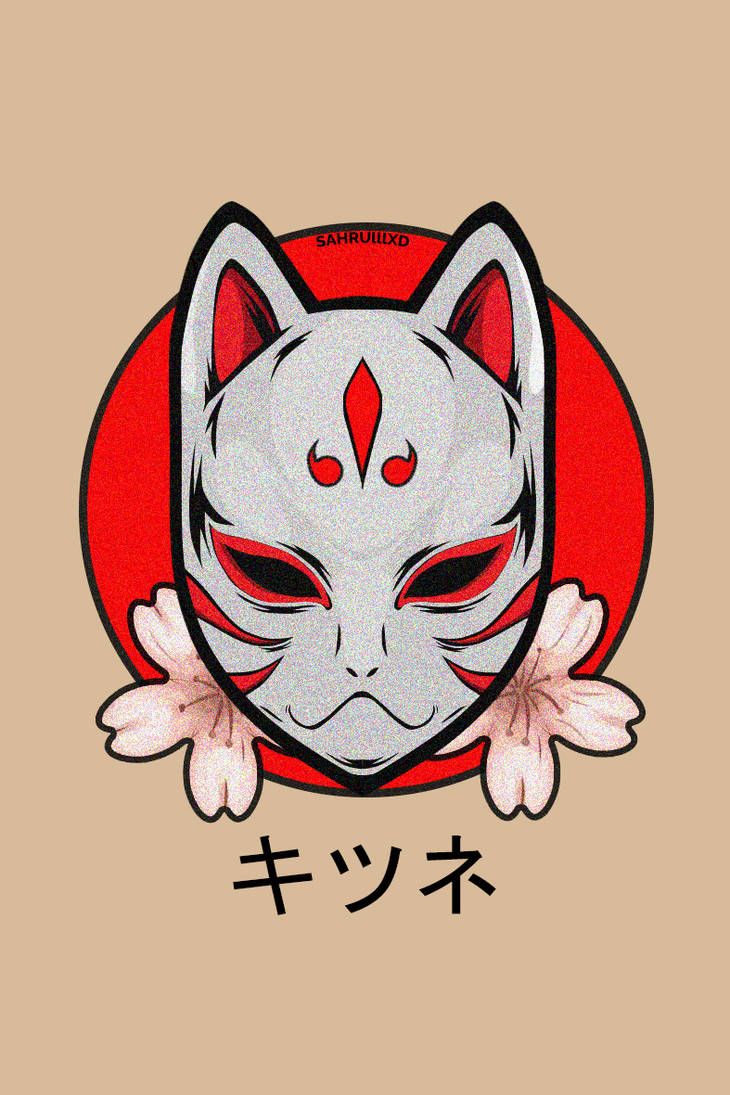 Kitsune Mask / Fox Mask by SahrulllXD on DeviantArt
