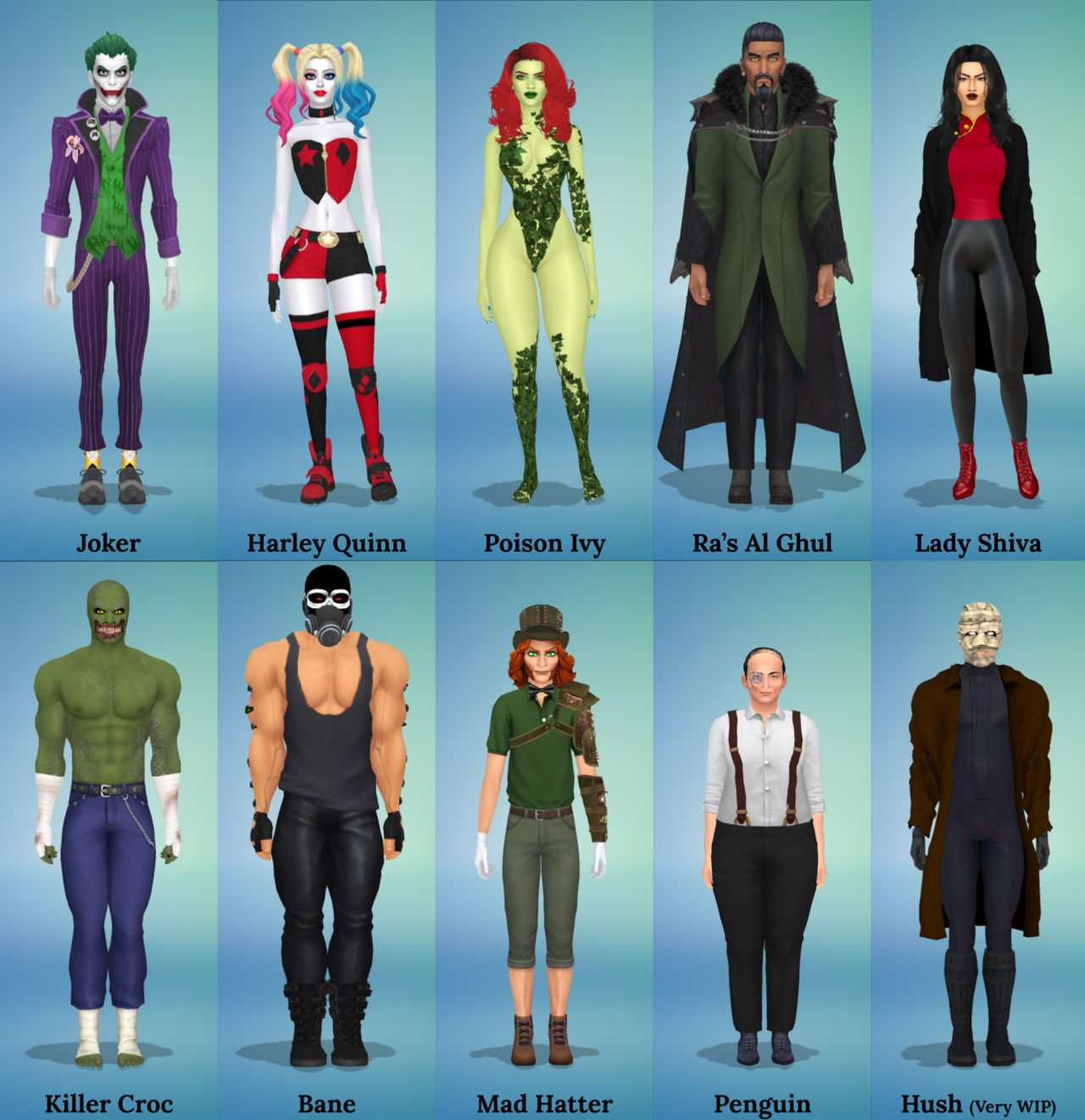 Batman Rogues Gallery by Pof3445 on DeviantArt