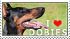 Doberman Stamp