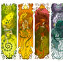 Four seasons bookmarks