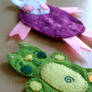 Felt bookmarks