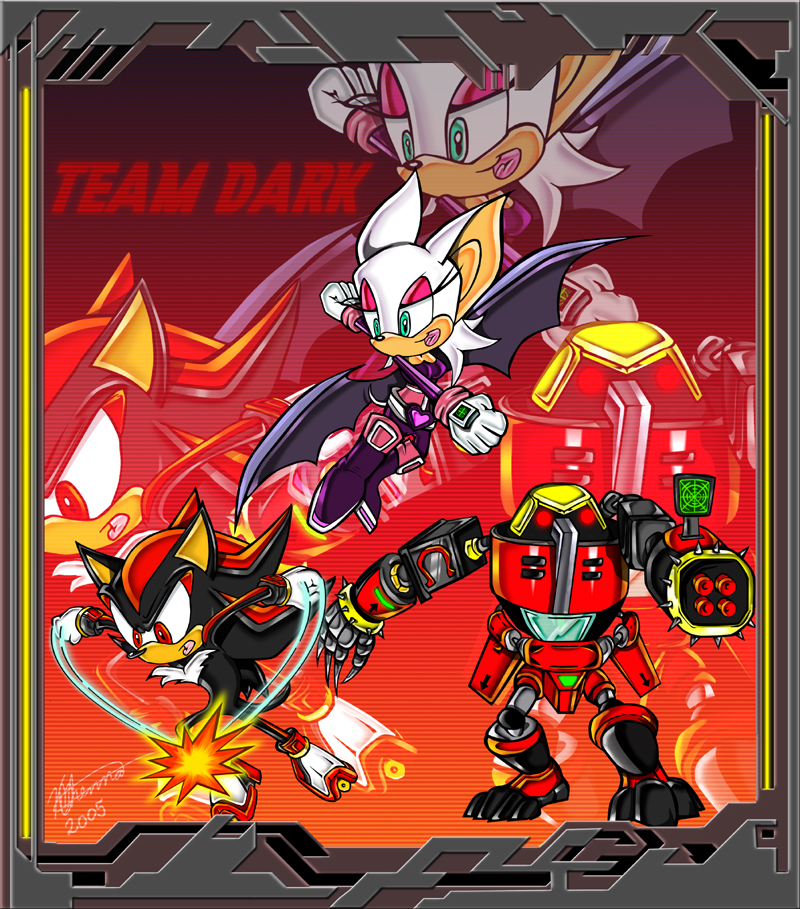 Team Dark Victory Pose « Sonic Fanart