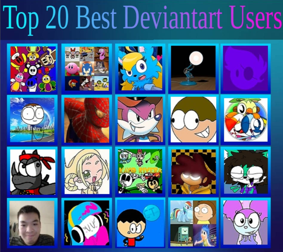 Deviantart Imageis My Top 20 Favorite DeviantArt Users! by TheMemeMaster645 on DeviantArt