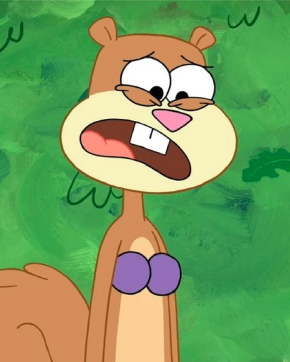 Sandy Cheeks Overthinking Confused Sandy Cheeks by TheMemeMaster645 on DeviantArt