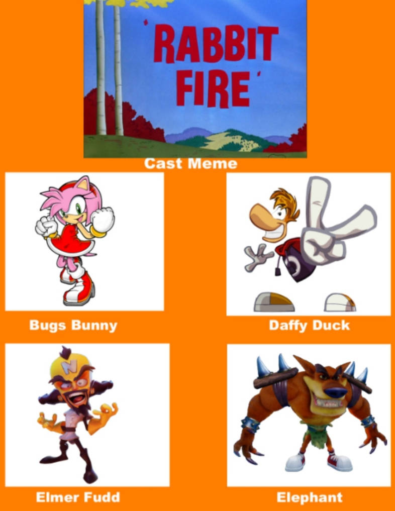 Rabbit Exploding Meme My Rabbit Fire Cast Meme by TheMemeMaster645 on DeviantArt