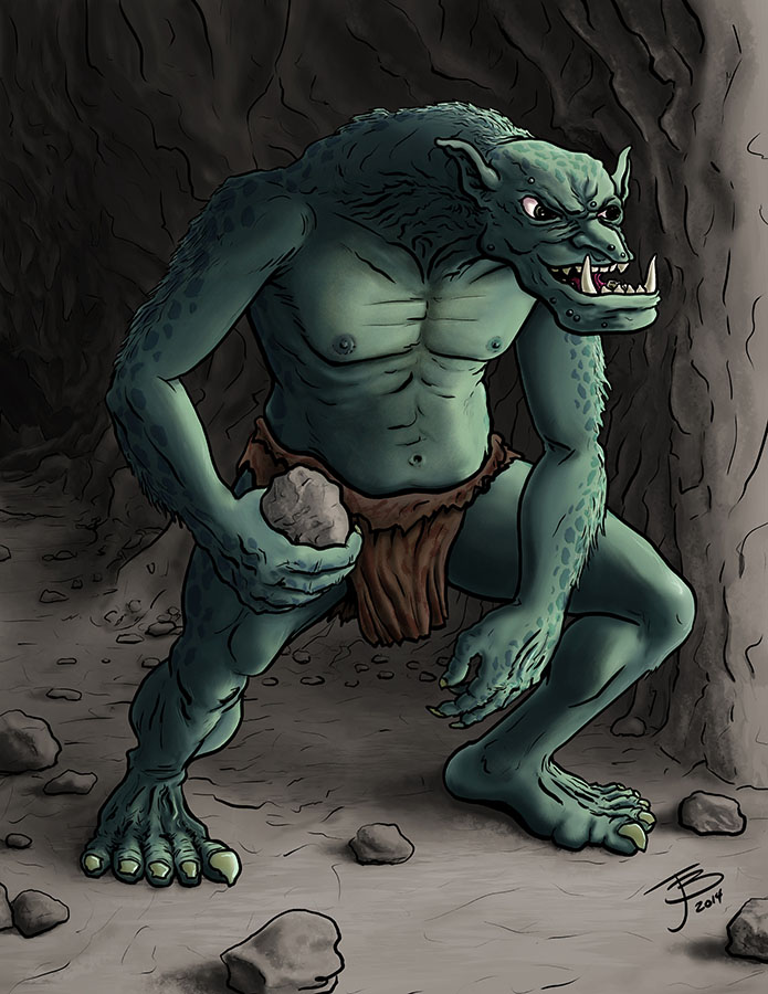 Rock Throwing Troll