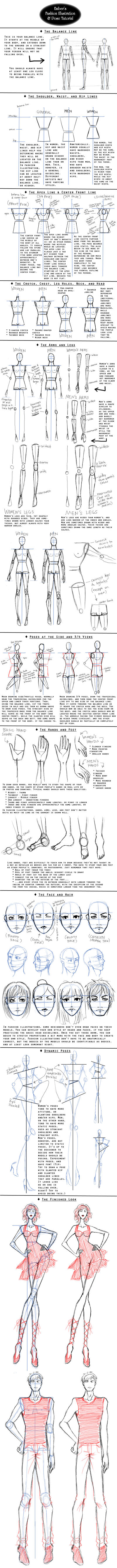TUTORIAL: Fashion Bodies+Poses by ember-snow