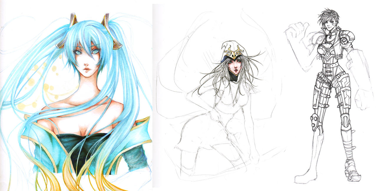 League Ladies WIPs