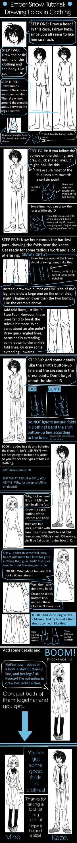 TUTORIAL: Folds in Clothing
