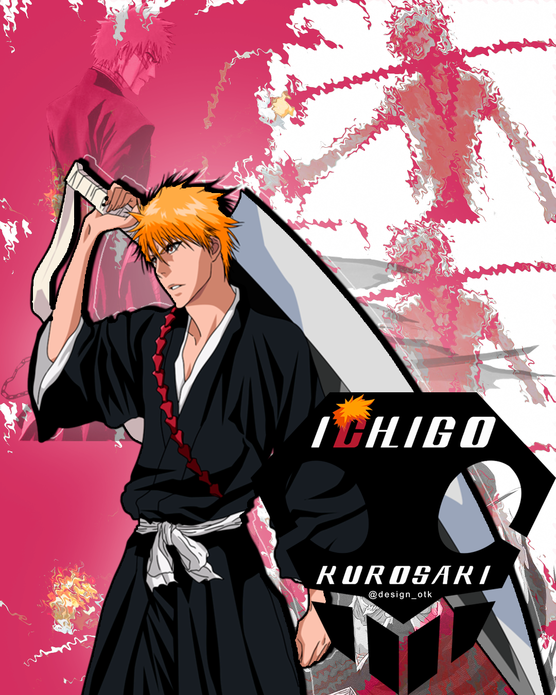 Ichigo First Design Ichigo-kurosaki by design-otk on DeviantArt