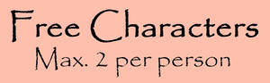 Free Characters-(CLOSED)