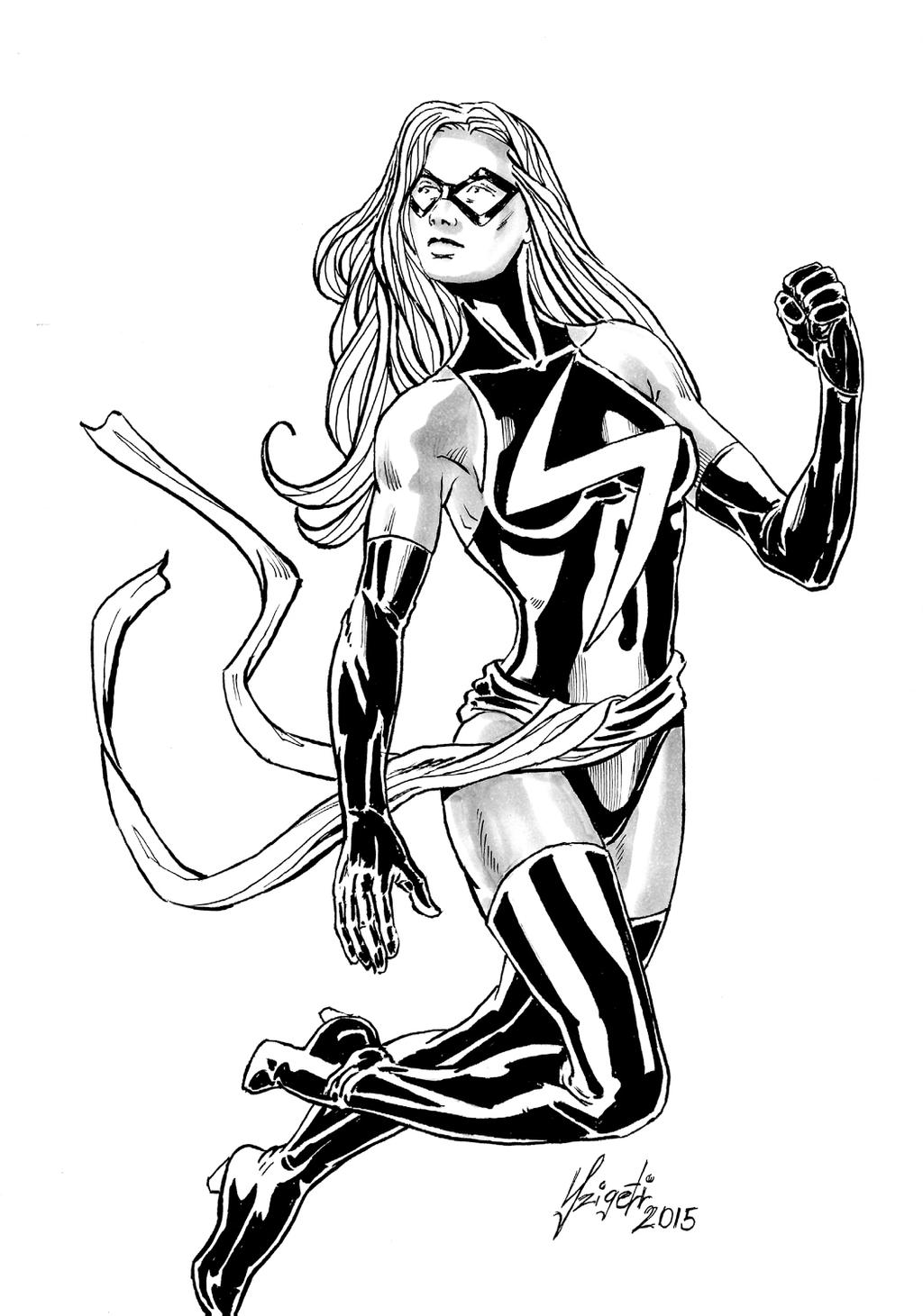 Ms. Marvel sketch