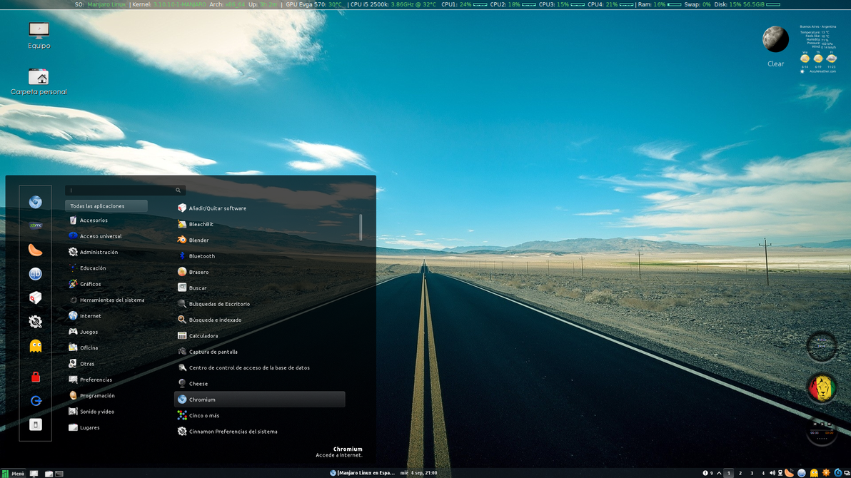 Manjaro гибрид Manjaro гибрид