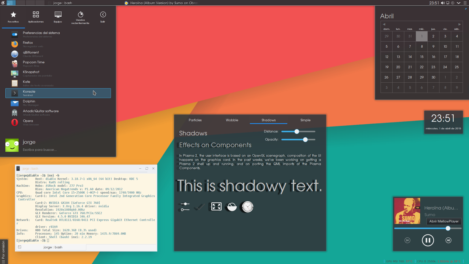 KDE Plasma 5 - KaOS