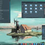 KaOS Plasma 5.6.3 desktop, April