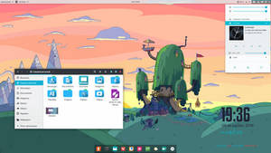 Manjaro Gnome 3.20 desktop, August