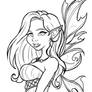 Coloring Book Preview: Fantasy Elf 1