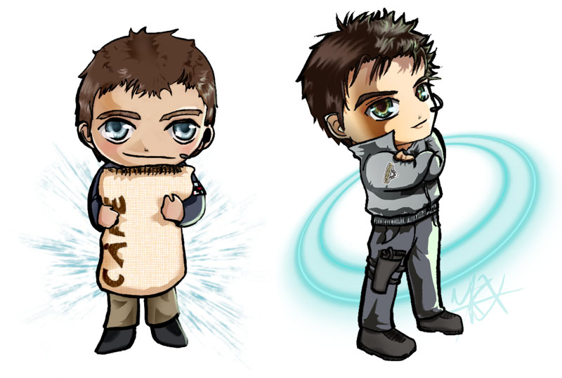 SGA chibi Mckay.Sheppard