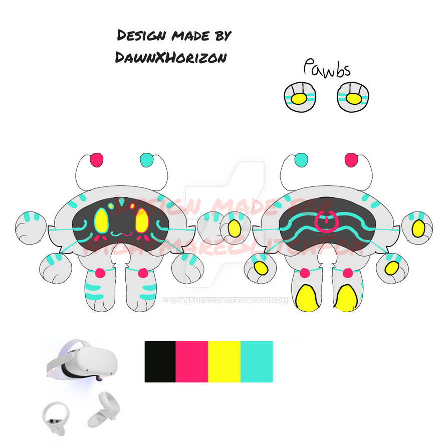 Object oc design I made for NightmareGlitchfox by DawnXHorizon on ...