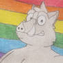 Boar and Pride Flag