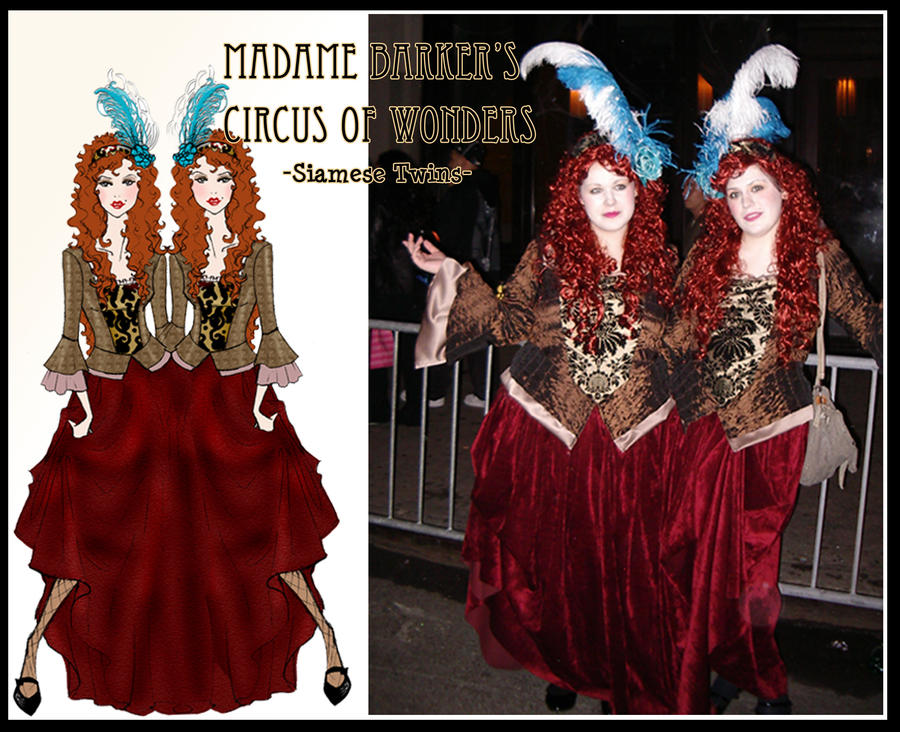 Circus Freaks Siamese Twins By Angidawn24 On DeviantArt circus-freaks-siamese-twins-by-angidawn24-on-deviantart
