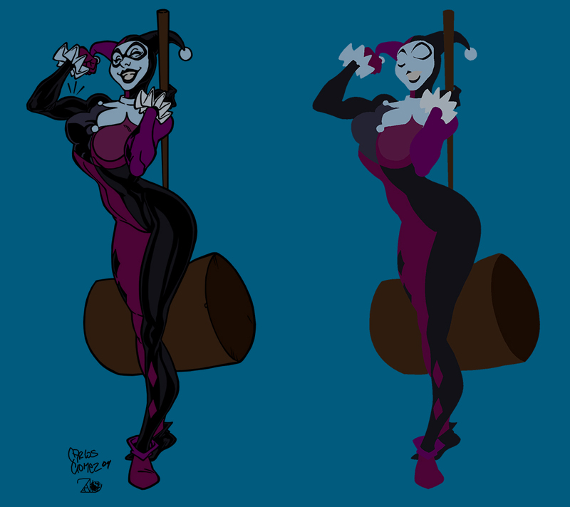 Harley Quinn Flats By Tom