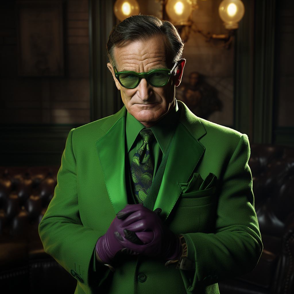 Rob Wiliam Riddler Robin Williams as the Riddler 02 by NewEraStudios on DeviantArt