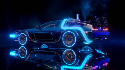 Back to the Future Delorean Punked 13