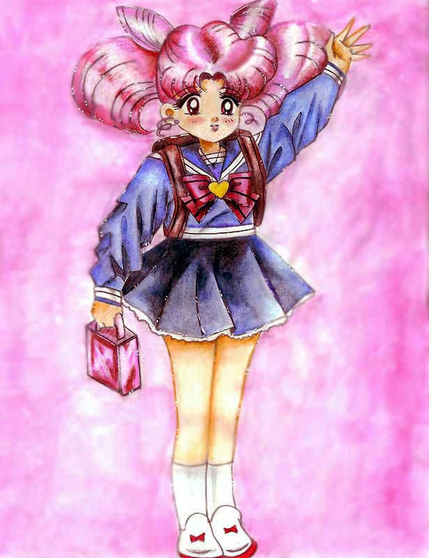 Chibiusa Going to School