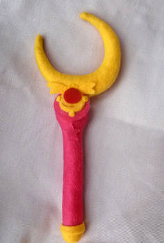 Sailor Moon Crescent Moon Wand Custom Plush