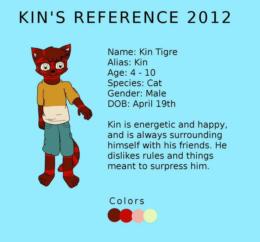 Kin's reference sheet 2012 by TigerFoxMatt on DeviantArt