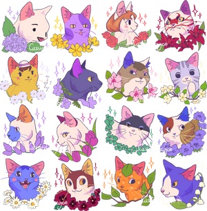 Flowery AC Cats