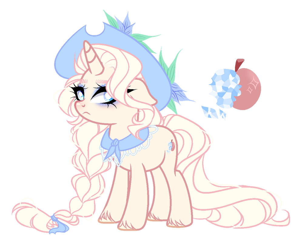Mlp Rococo MLP Next Gen OC Rarity x Applejack Adoptable by Just-Silvushka on ...