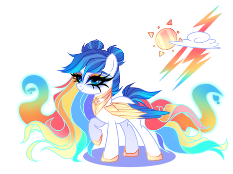 MLP Next Gen OC Rainbow x Celestia Adoptable