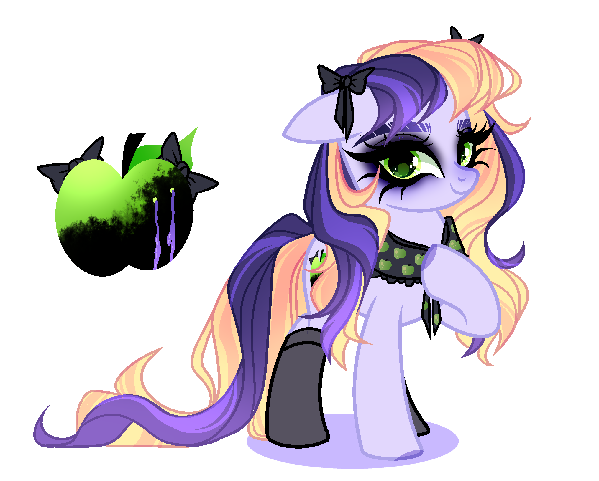 MLP Next Gen OC Applejack x Inky Rose Adoptable by Just-Silvushka on ...