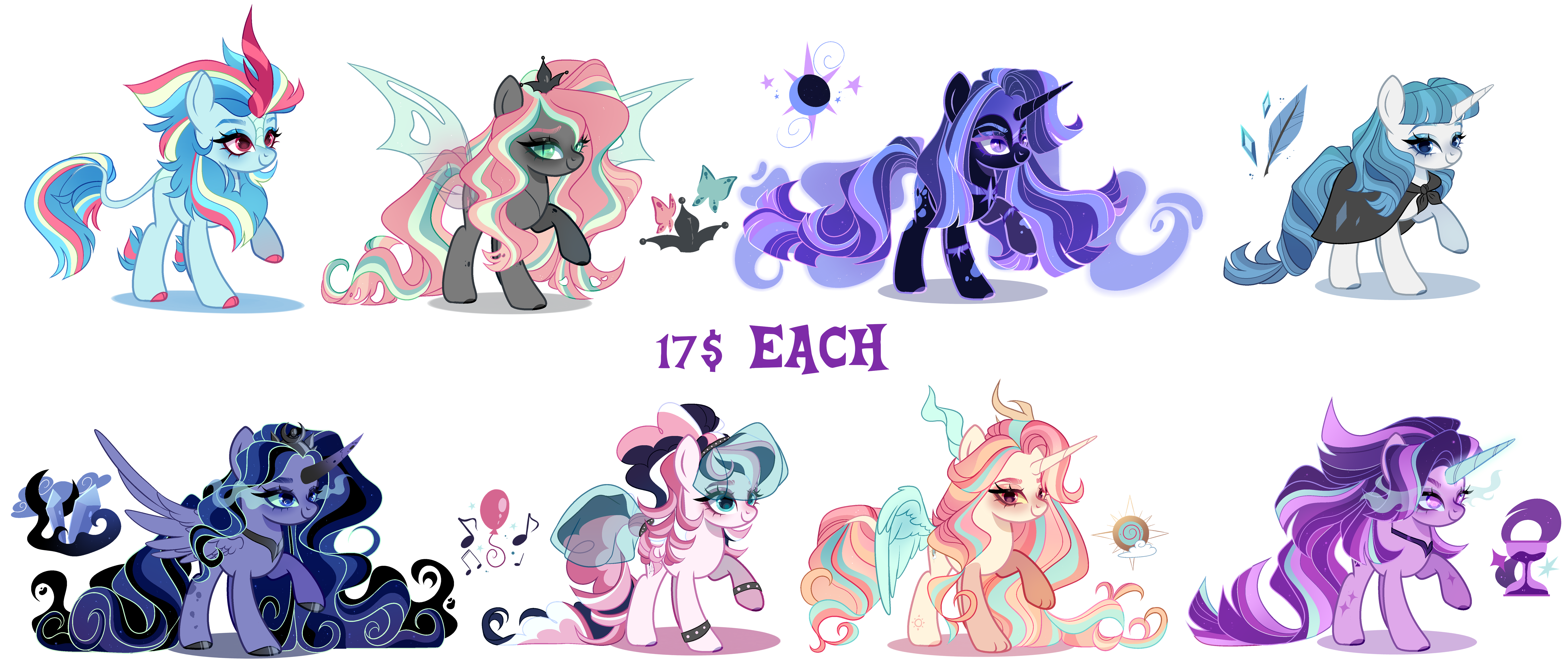 Mlp Next Gen Color Guide MLP Next Gen Set Price Adoptables OPEN(08/08) by Just-Silvushka on ...