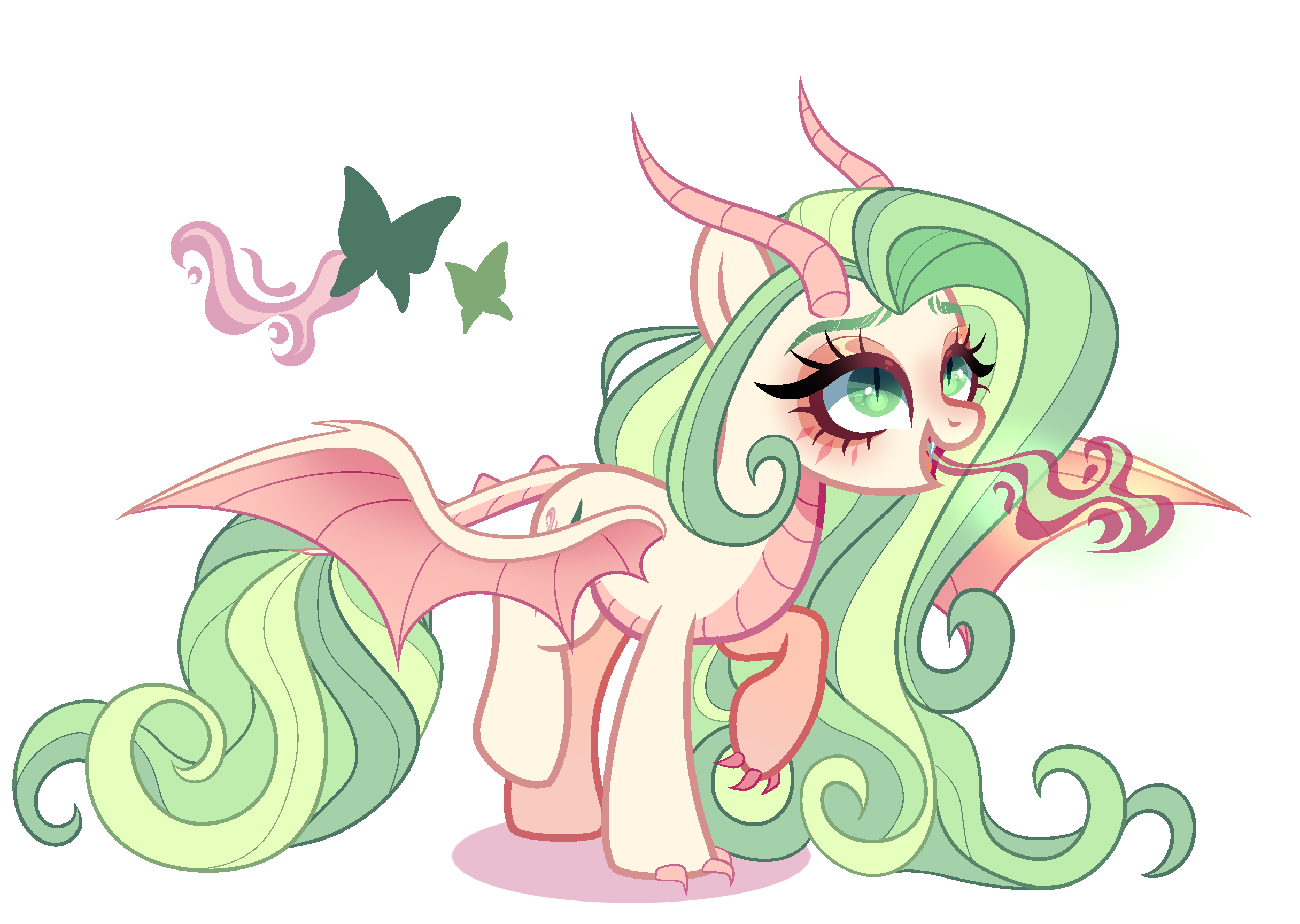 MLP Next Gen OC Fluttershy x Spike Adoptable