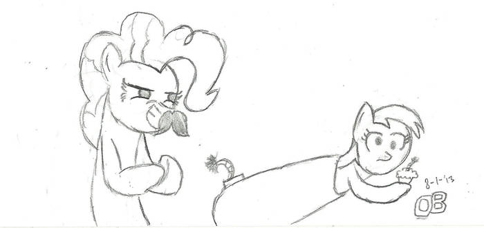 Something Evil with Pinkie Pie and Derpy